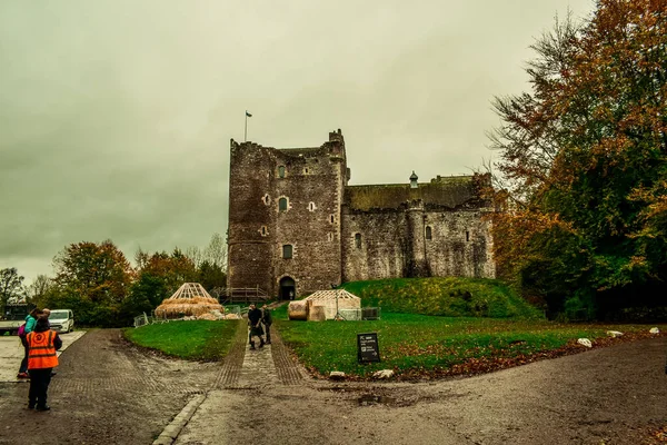 Doune Castle Skócia Egy Középkori Erőd Amit Herceg Épített — Stock Fotó