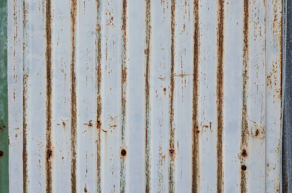 Viejo Daño Oxidado Pared Plat Zinc —  Fotos de Stock