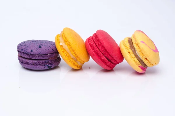 Macarons Colorés France Dessert Doux — Photo