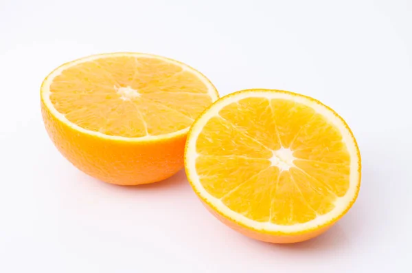 Orange Fruit White Background — Stock Photo, Image