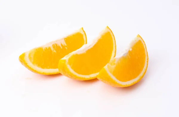 Orange Fruit White Background — Stock Photo, Image