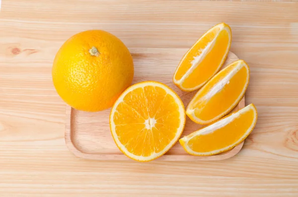 Orange Fruit White Background — Stock Photo, Image