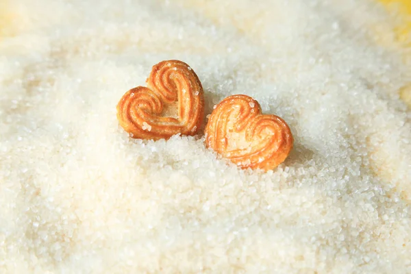 Birkaç küçük kalp bisküvisi yaratıcı konsept, Sevgililer Günü