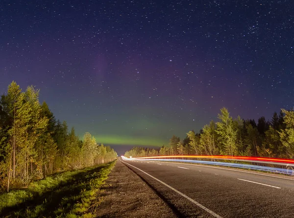 Kola Trail Autopista Murmansk Karelia Rusia — Foto de Stock