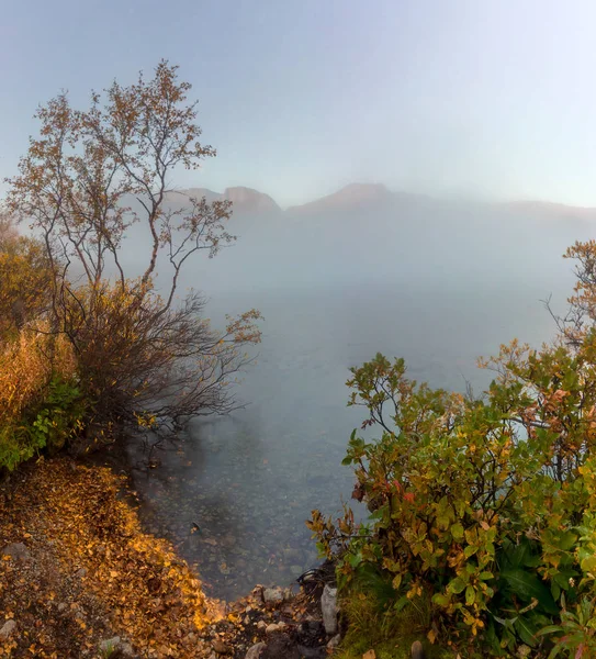 Colores Del Otoño Norte Península Kola Khibiny Septiembre 2018 —  Fotos de Stock