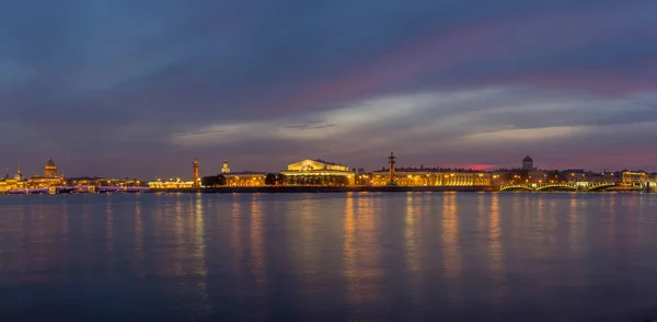 Schöner Sonnenuntergang Petersburg Russland — Stockfoto
