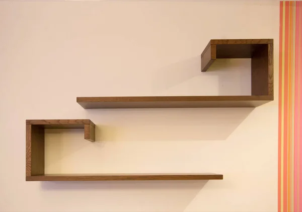 Houten Planken Minimalistische Stijl Houten Meubels Massief Hout — Stockfoto