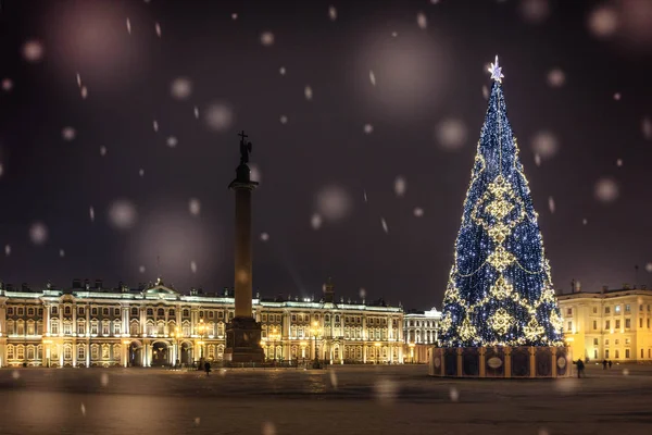 Boże Narodzenie Sankt Petersburgu Rosja — Zdjęcie stockowe