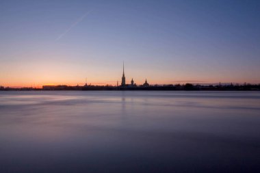 St. Petersburg, Rusya'daki Peter ve Paul kalesinin görünümü