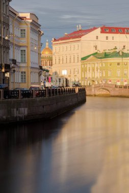 nehir Moika 'nın dolgu. Saint-Petersburg ' a. Rusya