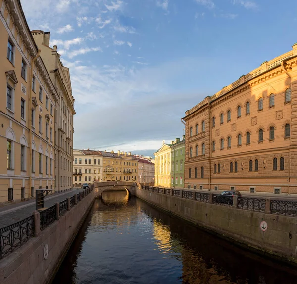 Dique Rio Moika São Petersburgo Rússia — Fotografia de Stock