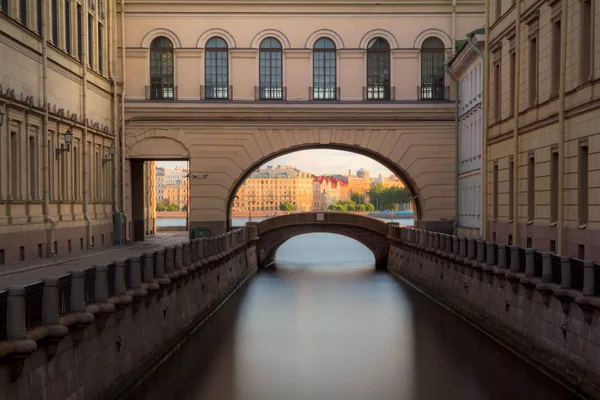 Fosso Del Cigno Centro San Pietroburgo Russia — Foto Stock