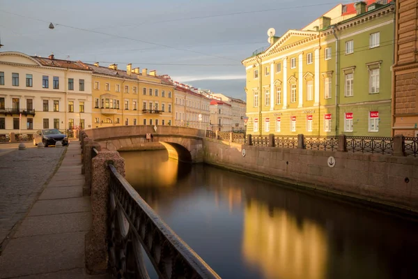 Vallen Floden Moika Saint Petersburg Ryssland — Stockfoto