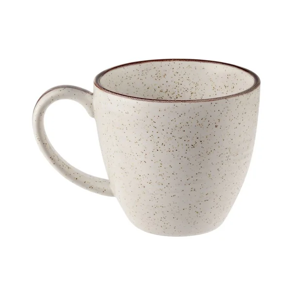 Tasse Café Porcelaine Sur Fond Blanc — Photo