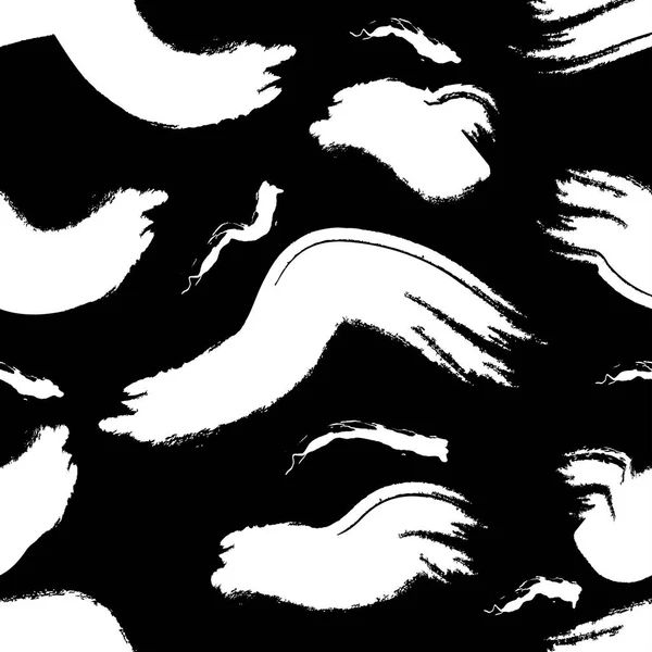 Kusursuz bir arka plan, siyah ve beyaz. Vektör illüstrasyon düz tasarım.