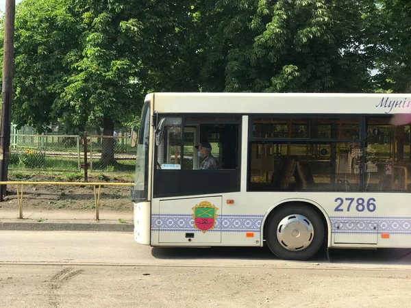 버스가 내려가다 — 스톡 사진
