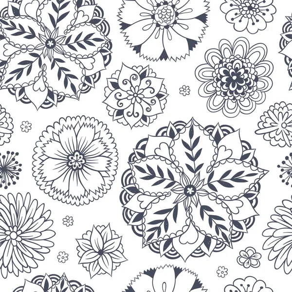 Floral seamless pattern. — Stock Vector