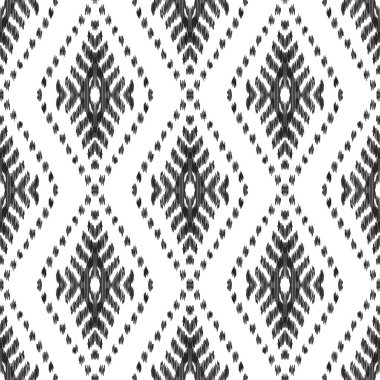 Siyah ve beyaz kusursuz desen.