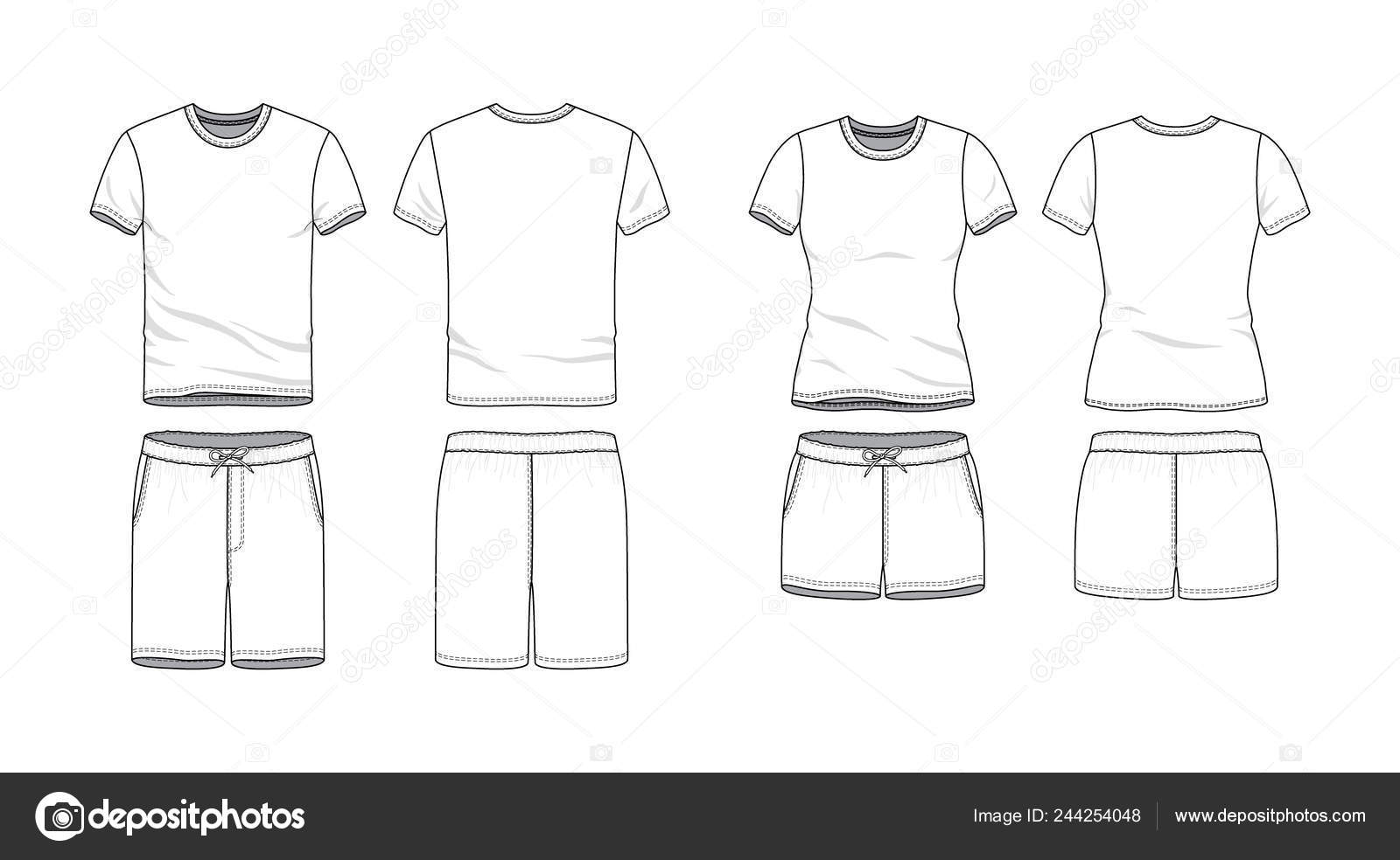 Blank clothing templates. Stock Vector Image by ©aunaauna2012 244254048