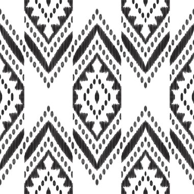 siyah-beyaz chevron seamless modeli.