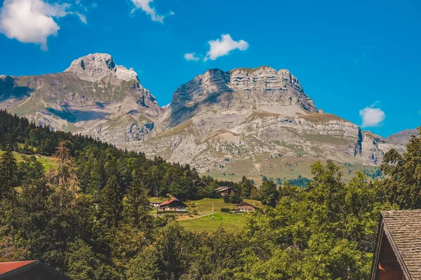 Uitzicht Mont Blanc Gletsjer Populaire Toeristische Attractie Schilderachtige Prachtige Scène — Stockfoto