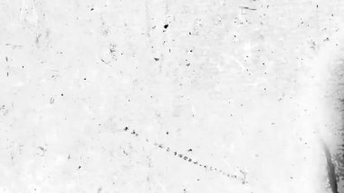 Retro White arka plan efekti Grunge Film Grain Overlay, delikli ve çizikli. Yüksek kalite 4k görüntü