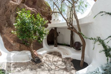 Lanzarote / İspanya - 21 Mayıs 2016: LagOmar House Museum, Kanarya Adaları, İspanya