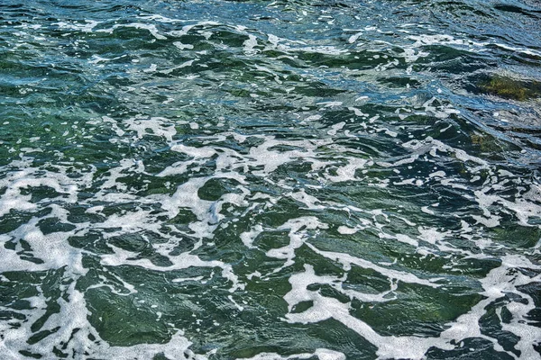 Deniz ve deniz köpüğünün güzel görüntüsü, Kanarya Adaları