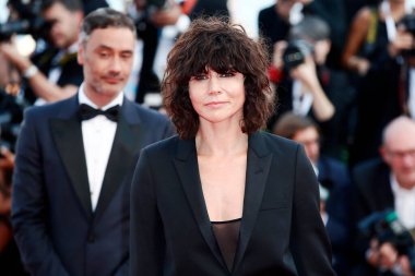 Venedik, İtalya - 29 Ağustos 2018 tarihinde Venedik, İtalya 'da düzenlenen 75. Venedik Film Festivali sırasında Malgorzata Szumowska, 