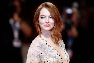 Emma Stone, 30 Ağustos 2018 'de Venedik Film Festivali sırasında İtalya' nın Venedik kentinde 