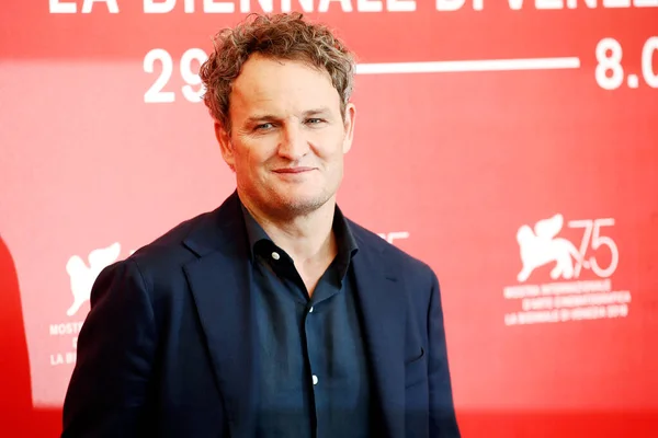 Venecia Italia Agosto Jason Clarke Asiste Foto Llamada Película First — Foto de Stock