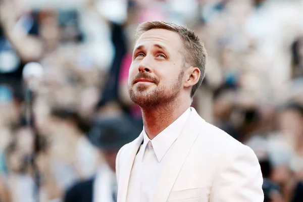 Venice Itália Agosto Ryan Gosling Participa Estreia Filme First Man — Fotografia de Stock