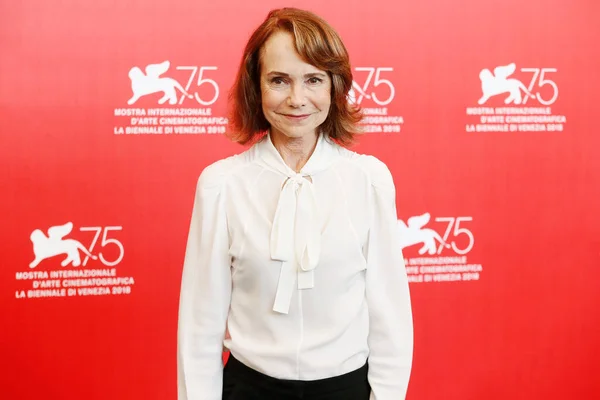 Venecia Italia Septiembre Jessica Harper Asiste Foto Llamada Película Suspiria — Foto de Stock