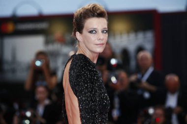 Celine Sallette, 7 Eylül 2018 'de Venedik, İtalya' da düzenlenen 75. Venedik Film Festivali sırasında 