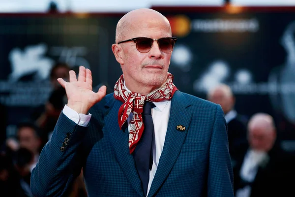 Venice Itália Setembro Jacques Audiard Caminha Tapete Vermelho Filme Sisters — Fotografia de Stock