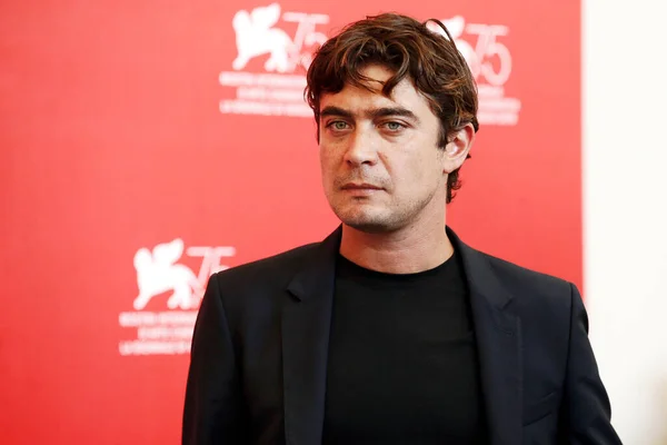 Venice Italië September Riccardo Scamarcio Neemt Deel Aan Het Fotogesprek — Stockfoto