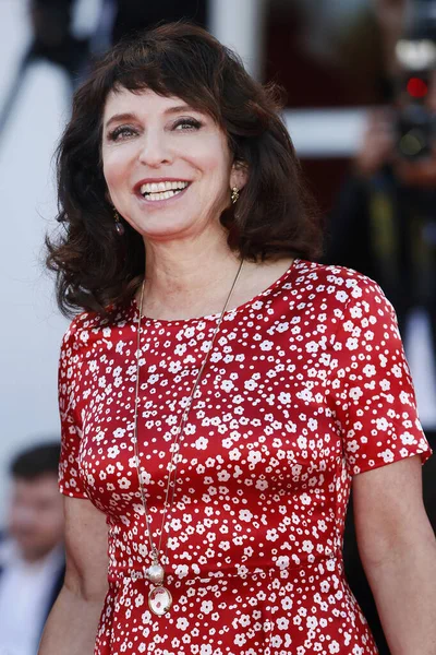 Venice Italy September Susanne Bier Walks Red Carpet Award Ceremony — Stock Photo, Image