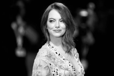Emma Stone, 30 Ağustos 2018 'de Venedik Film Festivali sırasında İtalya' nın Venedik kentinde 