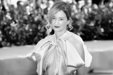 Venedik, İtalya - 2 Eylül 2018 'de Venedik, İtalya' da düzenlenen 75. Venedik Film Festivali sırasında Alba Rohrwacher, 