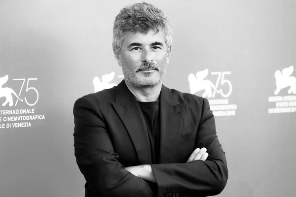 Venice Italien Augusti Paolo Genovese Deltar Juryns Fotosamtal Den Filmfestivalen — Stockfoto