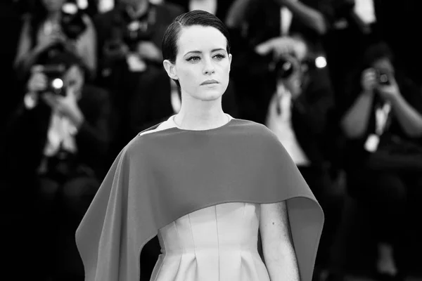 Venice Italy Harus Claire Foy Menghadiri Pemutaran Perdana Film First — Stok Foto