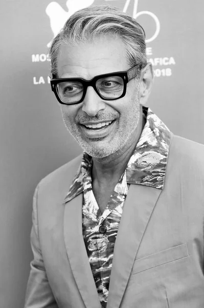 Venice Italië August Jeff Goldblum Neemt Deel Aan Het Fotogesprek — Stockfoto