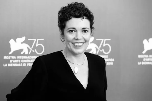 Venice Italy August Olivia Colman Attends Favourite Photo Call 75Th — Stock Photo, Image
