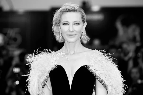 Venice Italien Augusti Cate Blanchett Deltar Premiären Filmen Star Born — Stockfoto