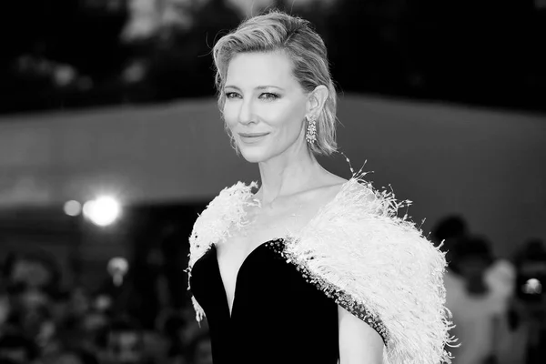 Venice Itália Agosto Cate Blanchett Participa Estreia Filme Star Born — Fotografia de Stock