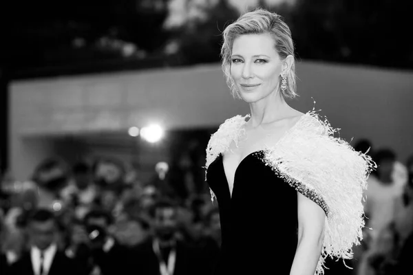 Venice Italy Αυγούστου Cate Blanchett Παρευρίσκεται Στην Πρεμιέρα Της Ταινίας — Φωτογραφία Αρχείου
