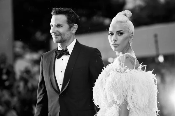 Venice Italië August Bradley Cooper Lady Gaga Wonen Première Bij — Stockfoto