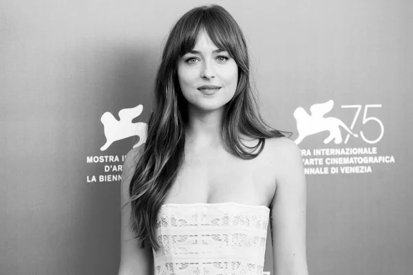 Venice Italië September Dakota Johnson Neemt Deel Aan Het Fotogesprek — Stockfoto