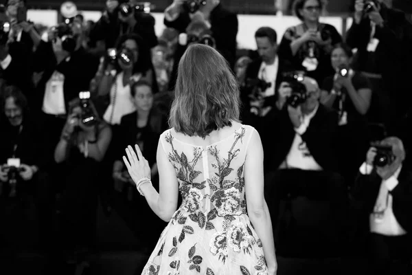 Venise Italie Septembre Clara Alonso Marche Sur Tapis Rouge Film — Photo