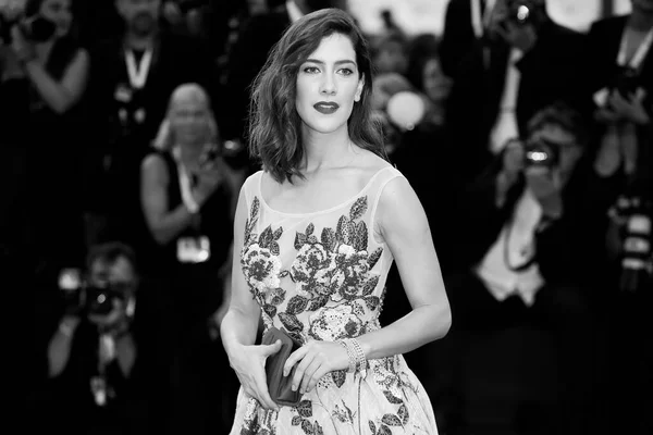 Venise Italie Septembre Clara Alonso Marche Sur Tapis Rouge Film — Photo